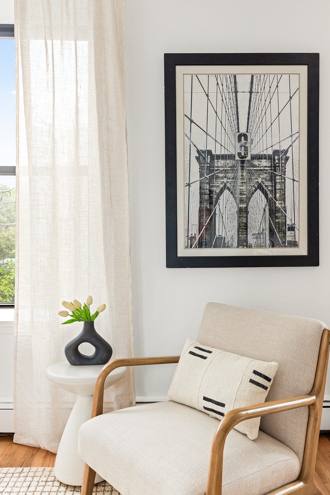 147 South Oxford Street, Unit 2C Brooklyn, NY 11217 - Photo 3 of 12 a white couch sitting next to a white wall