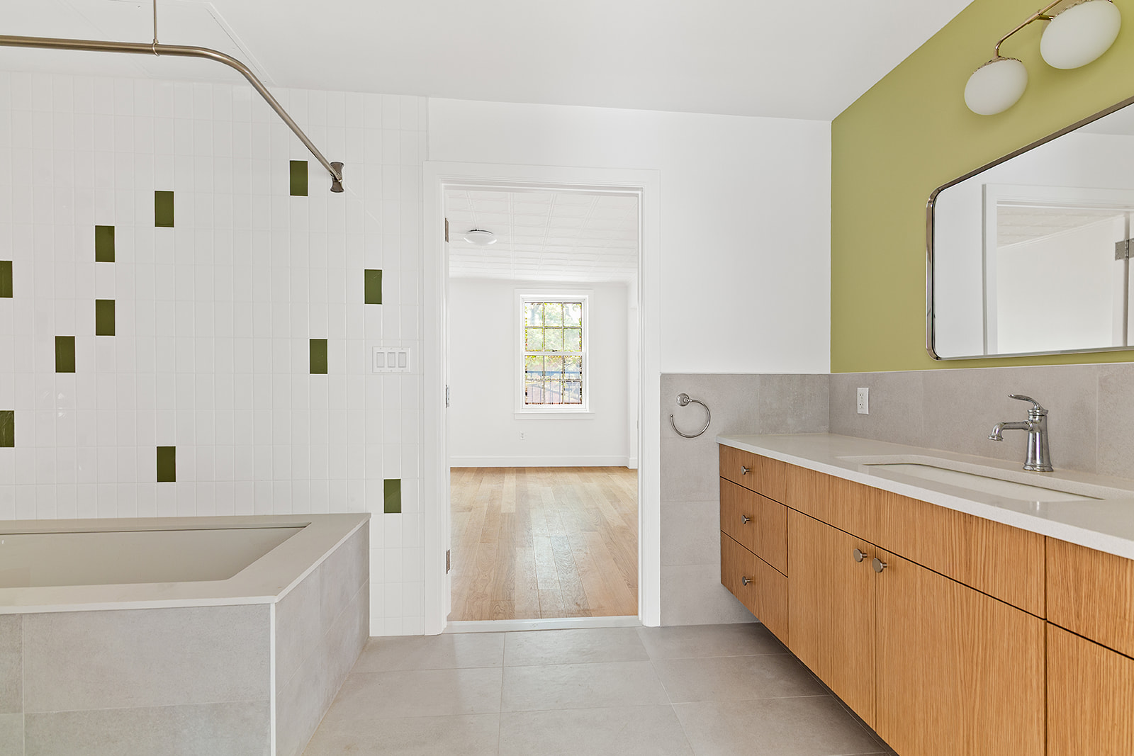 69 Hudson Avenue Brooklyn, NY 11201 - Photo 11 of 19 a bathroom with a sink and a mirror
