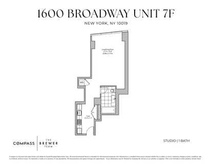 $3,900 | 1600 Broadway, Unit 7F | Theater District