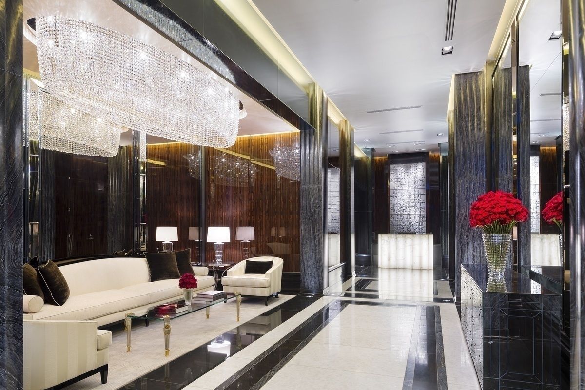 20 West 53rd Street, Unit 42A Manhattan, NY 10019 - Photo 28 of 31 a outdoor space with patio the couches and a dining table with balcony view