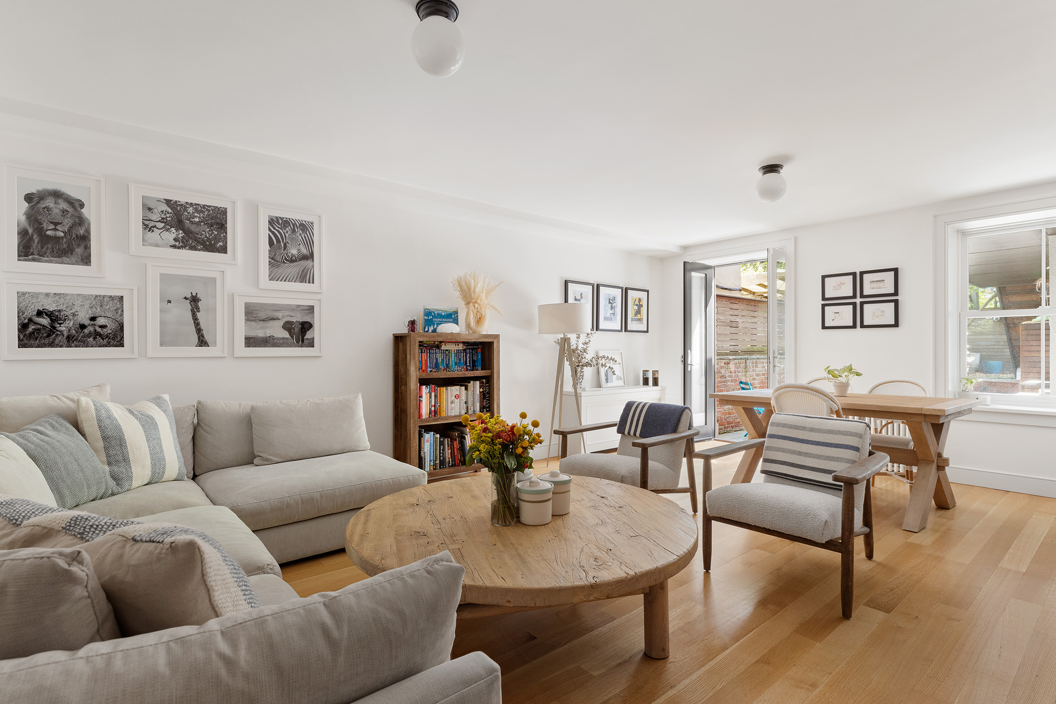 6 Strong Place, Unit GARDEN Brooklyn, NY 11231 - Photo 2 of 10 a living room with furniture and wooden floor