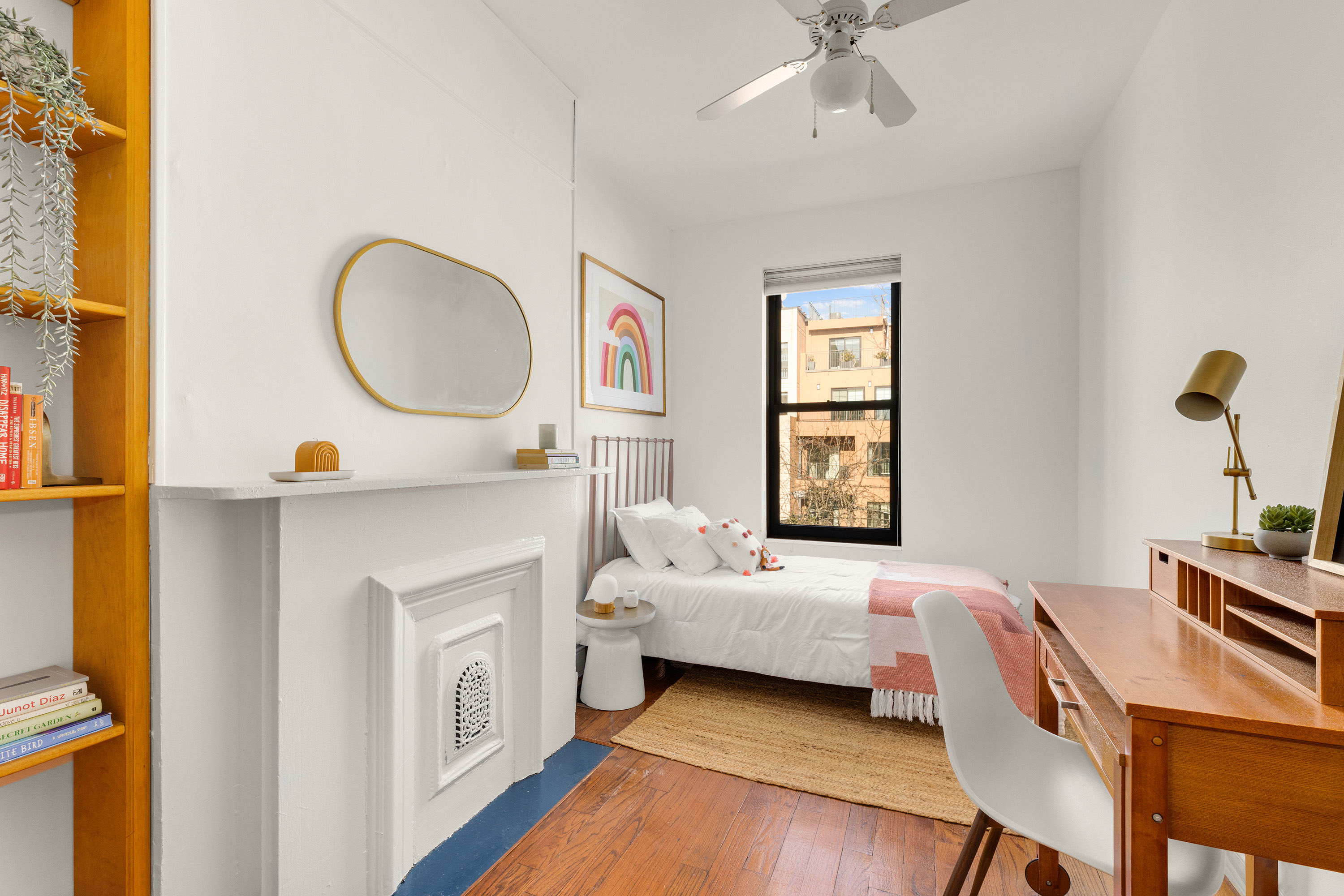 301 A 13th Street Brooklyn, NY 11215 - Photo 7 of 16 a bedroom with a bed window and a table