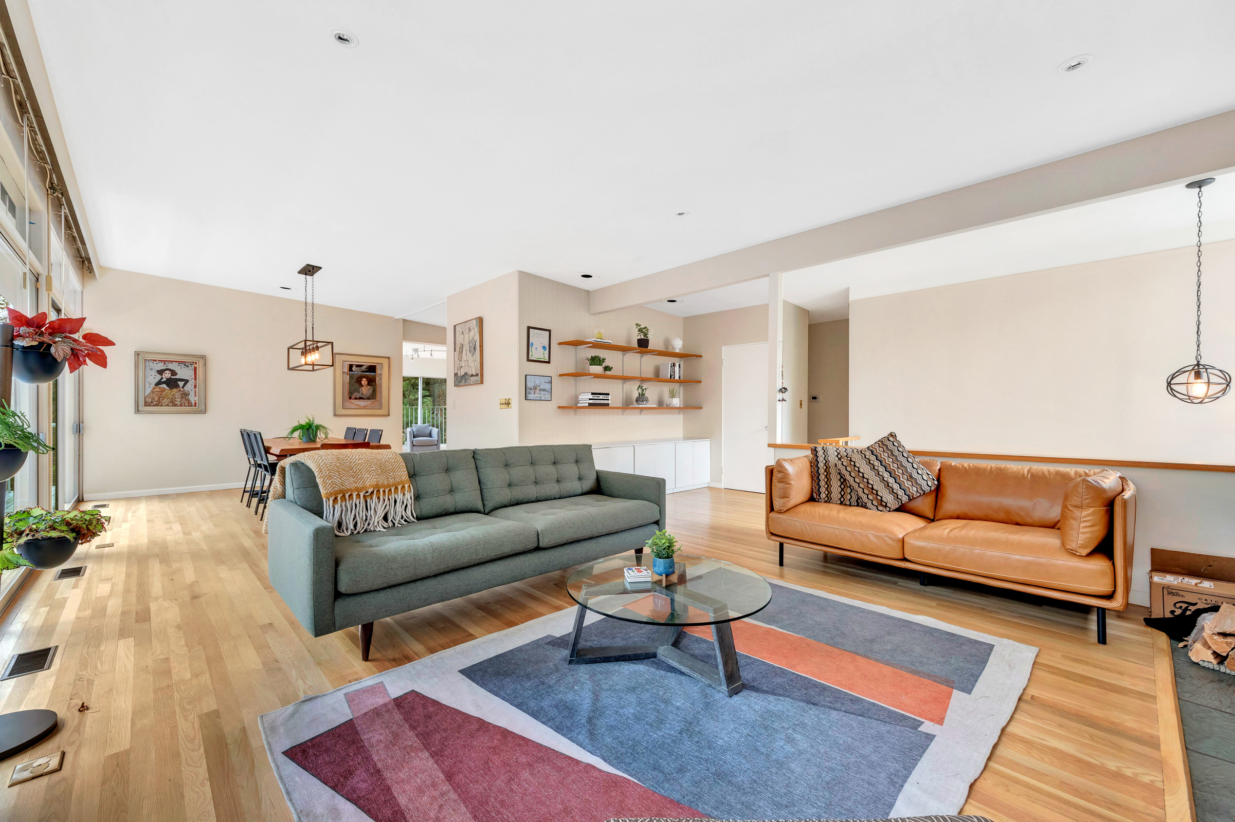 5 Field Road Lexington, MA 02421 - Photo 4 of 17 a living room with furniture and a rug