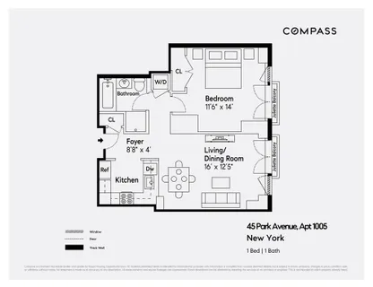$999,999 | 45 Park Avenue, Unit 1005 | Murray Hill