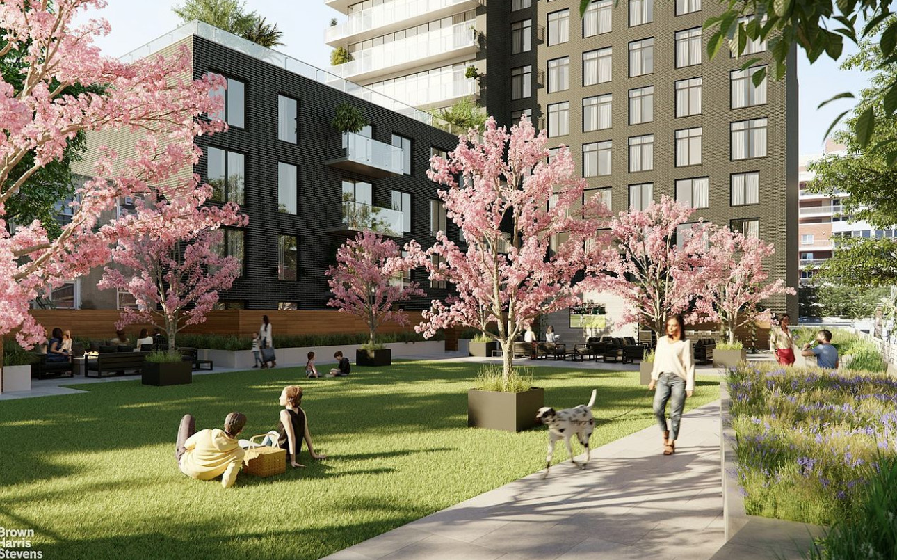 575 4th Avenue, Unit 8B Brooklyn, NY 11215 - Photo 11 of 15 a front view of a building with garden