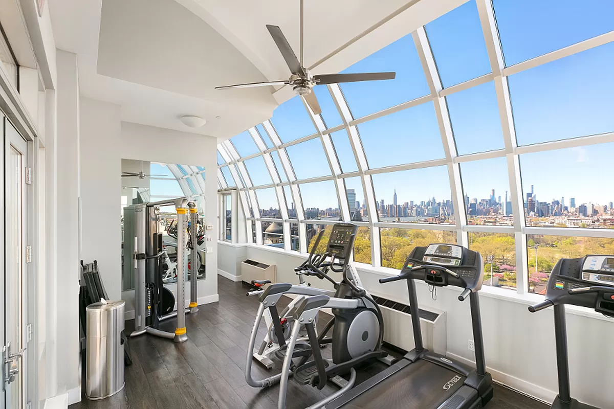 30 Bayard Street, Unit 4F Brooklyn, NY 11211 - Photo 8 of 12 a view of a room with gym equipment