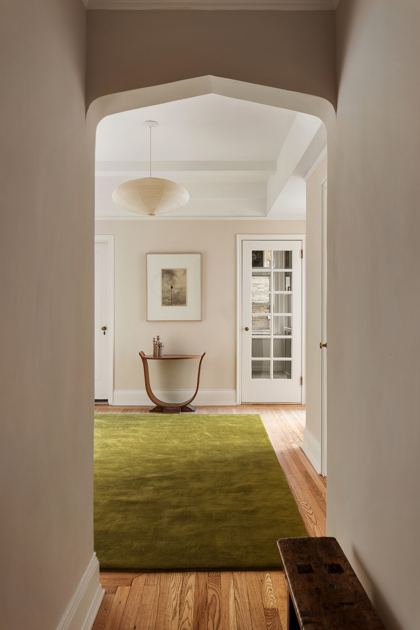 44 Gramercy Park North, Unit 15D Manhattan, NY 10010 - Photo 7 of 11 a view of a bedroom with a bed and wooden floor