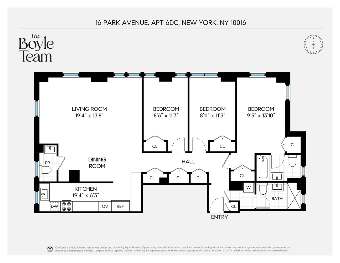 $8,500 | 16 Park Avenue, Unit 6DC | Murray Hill