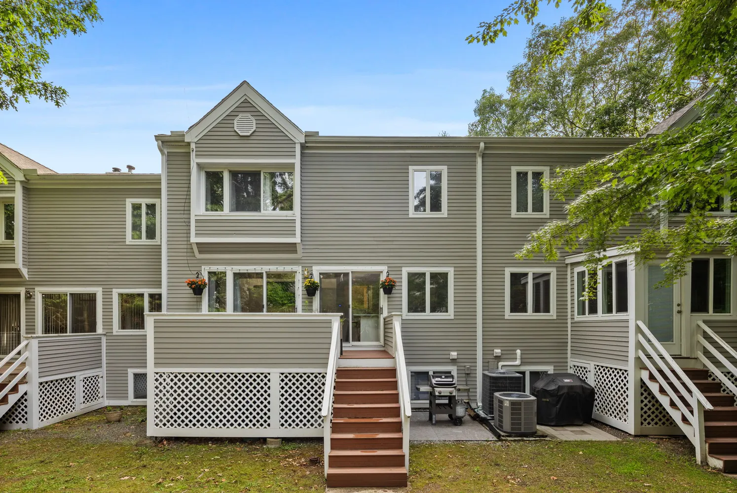 a view of a house with a swimming pool