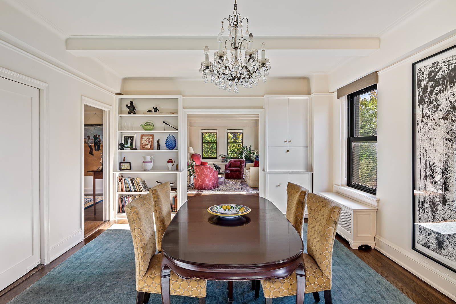 9 Prospect Park West, Unit 5C Brooklyn, NY 11215 - Photo 2 of 9 a view of a dining room with furniture window and wooden floor
