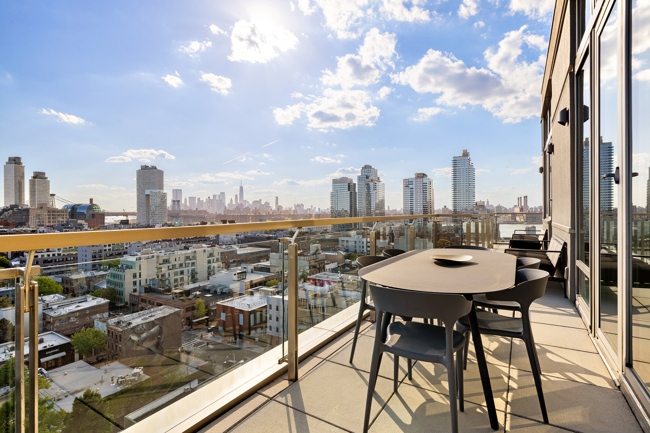 144 North 8th Street, Unit 12A Brooklyn, NY 11249 - Photo 12 of 21 a view of a terrace with sitting area