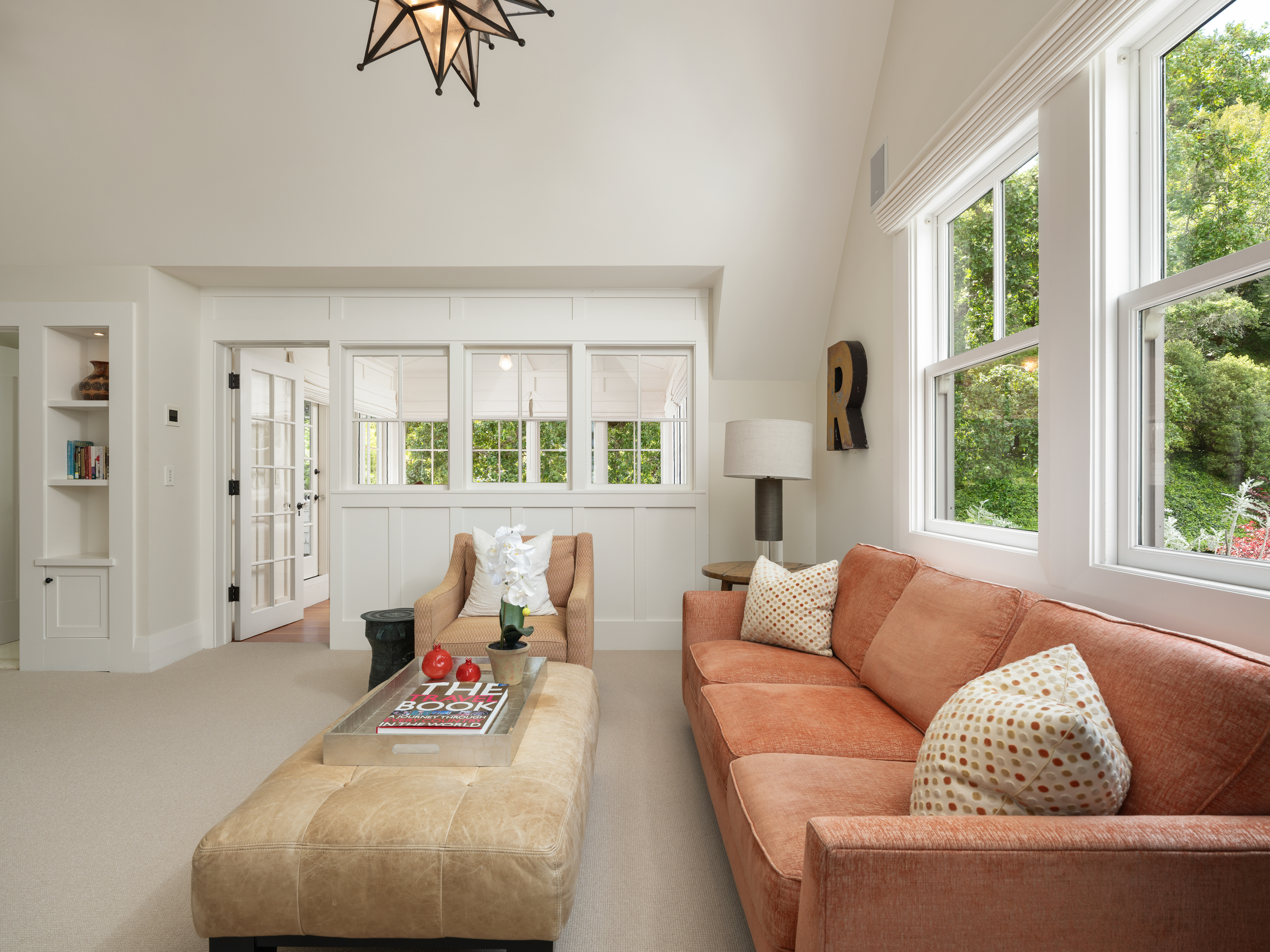 37 Upper Road Ross, CA 94957 - Photo 47 of 68 a living room with furniture and a large window