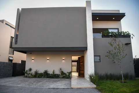 an entryway of a house