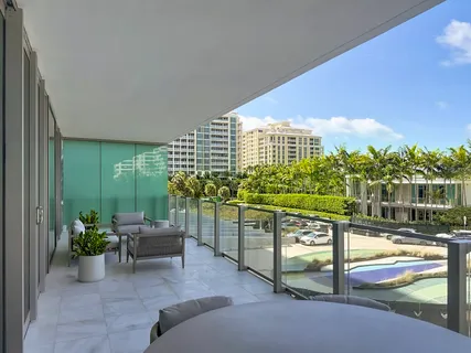 a view of a golf course with a big yard