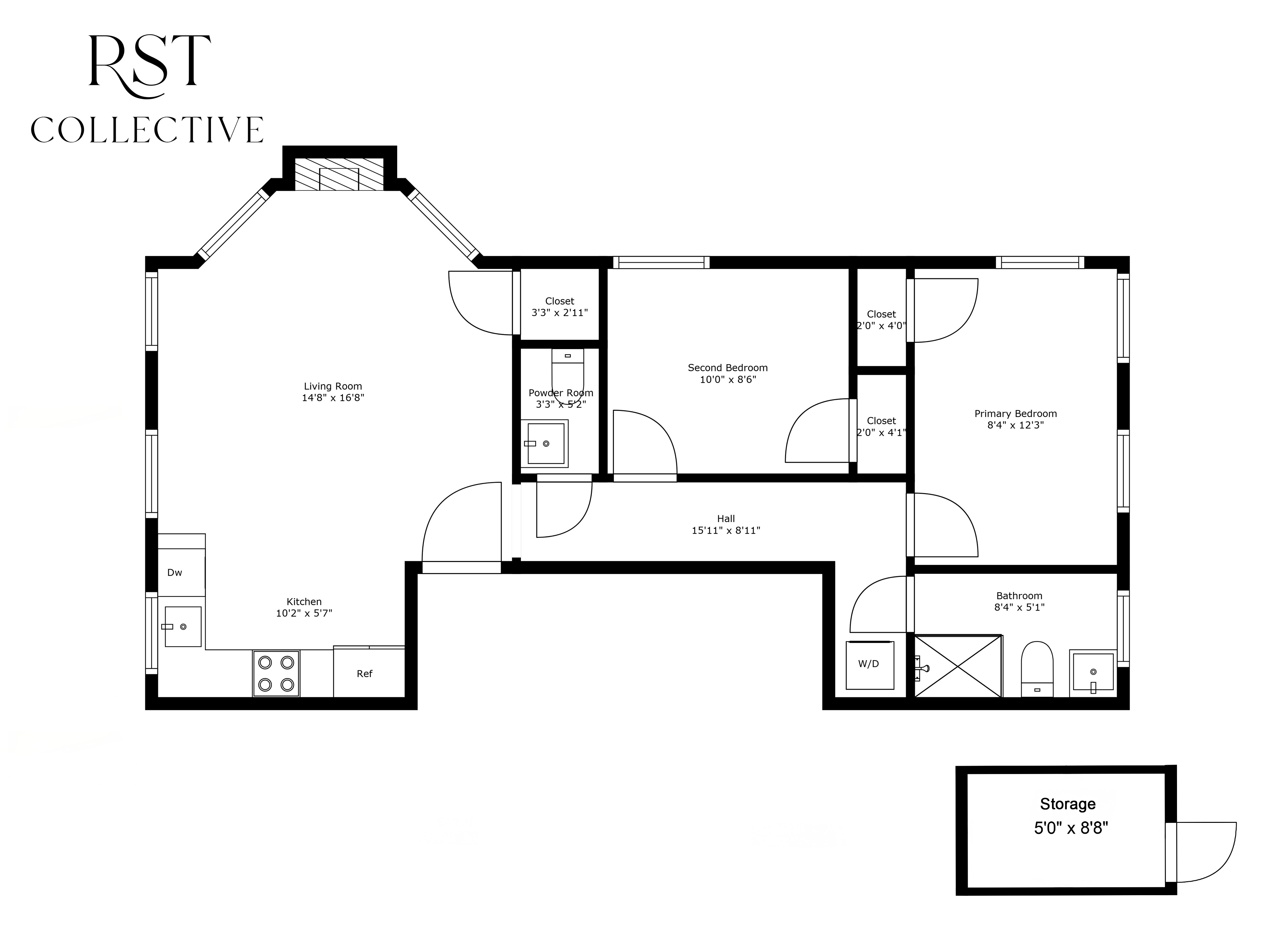 264 Stuyvesant Avenue, Unit 3 Brooklyn, NY 11221 - Photo 8 of 8 a picture of a floor plan