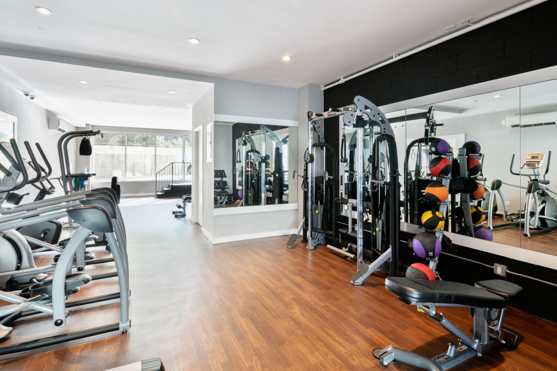 834 Sterling Place, Unit 203 Brooklyn, NY 11216 - Photo 10 of 12 a view of a room with gym equipment