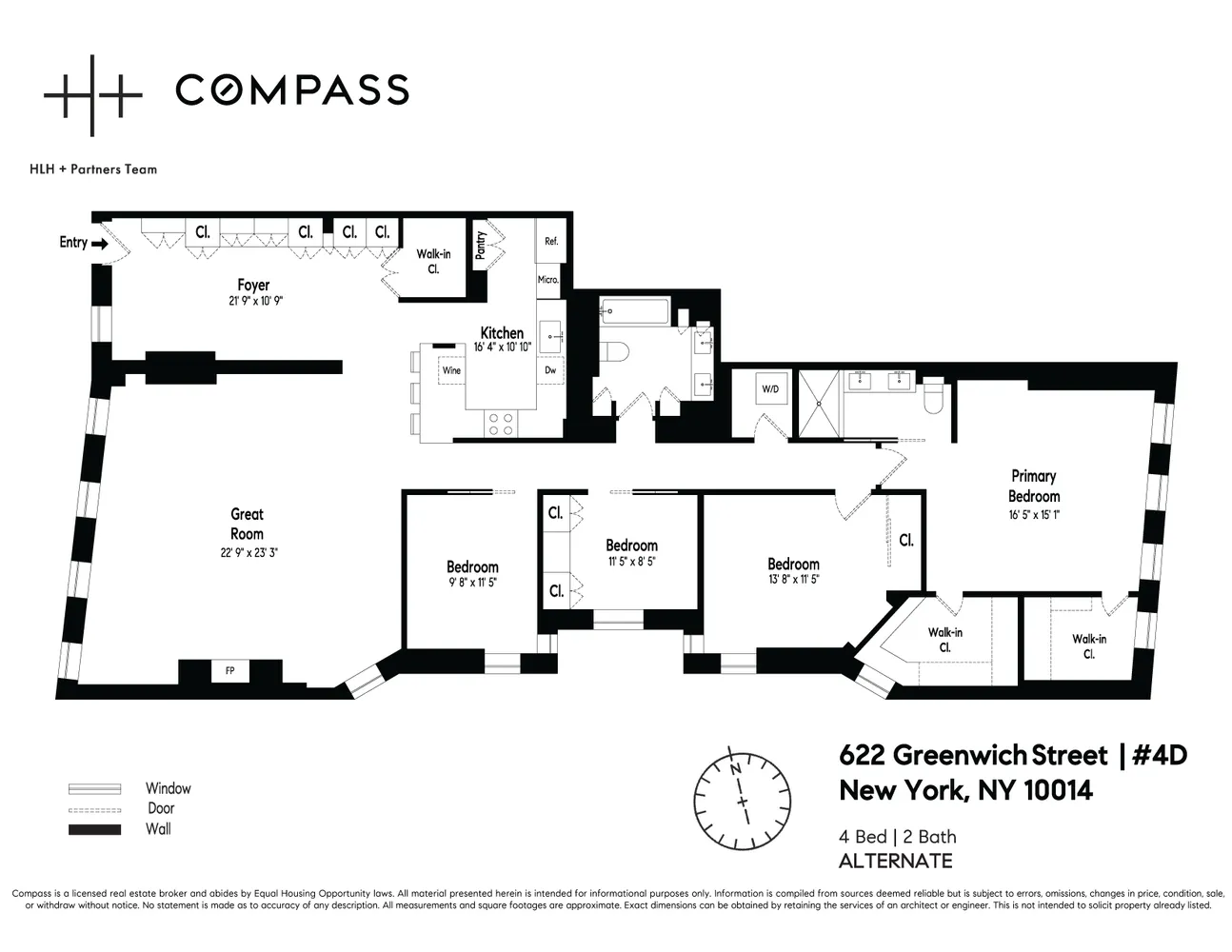 $4,200,000 | 622 Greenwich Street, Unit 4D | West Village
