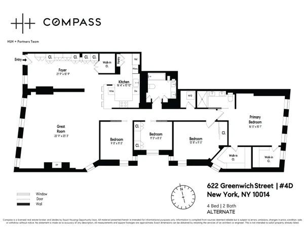 $4,000,000 | 622 Greenwich Street, Unit 4D | West Village