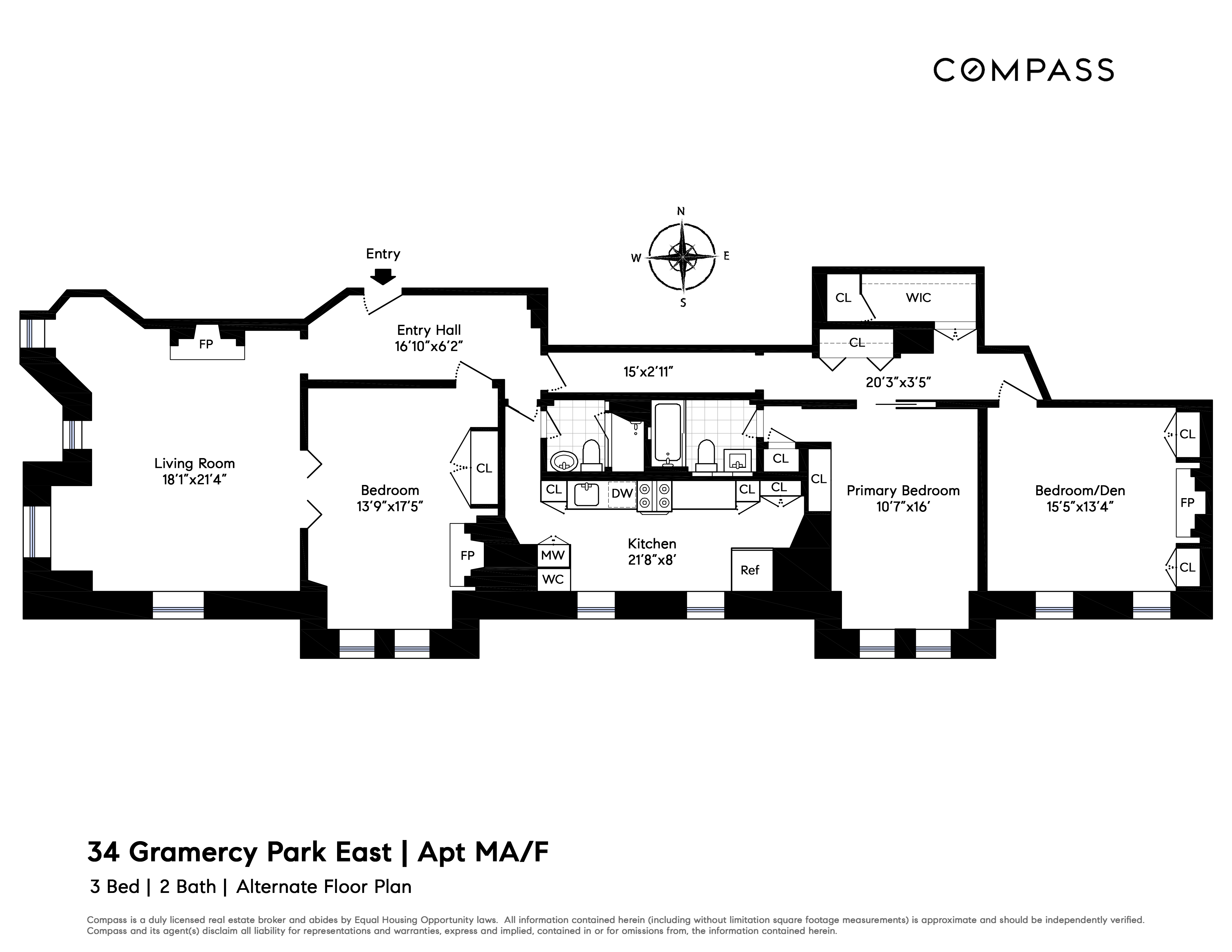 34 Gramercy Park East, Unit MAF Manhattan, NY 10010 - Photo 17 of 17 a black and white photo of a living room