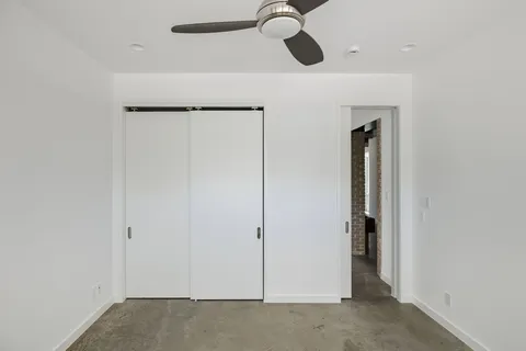 a view of a room with rack on the wall