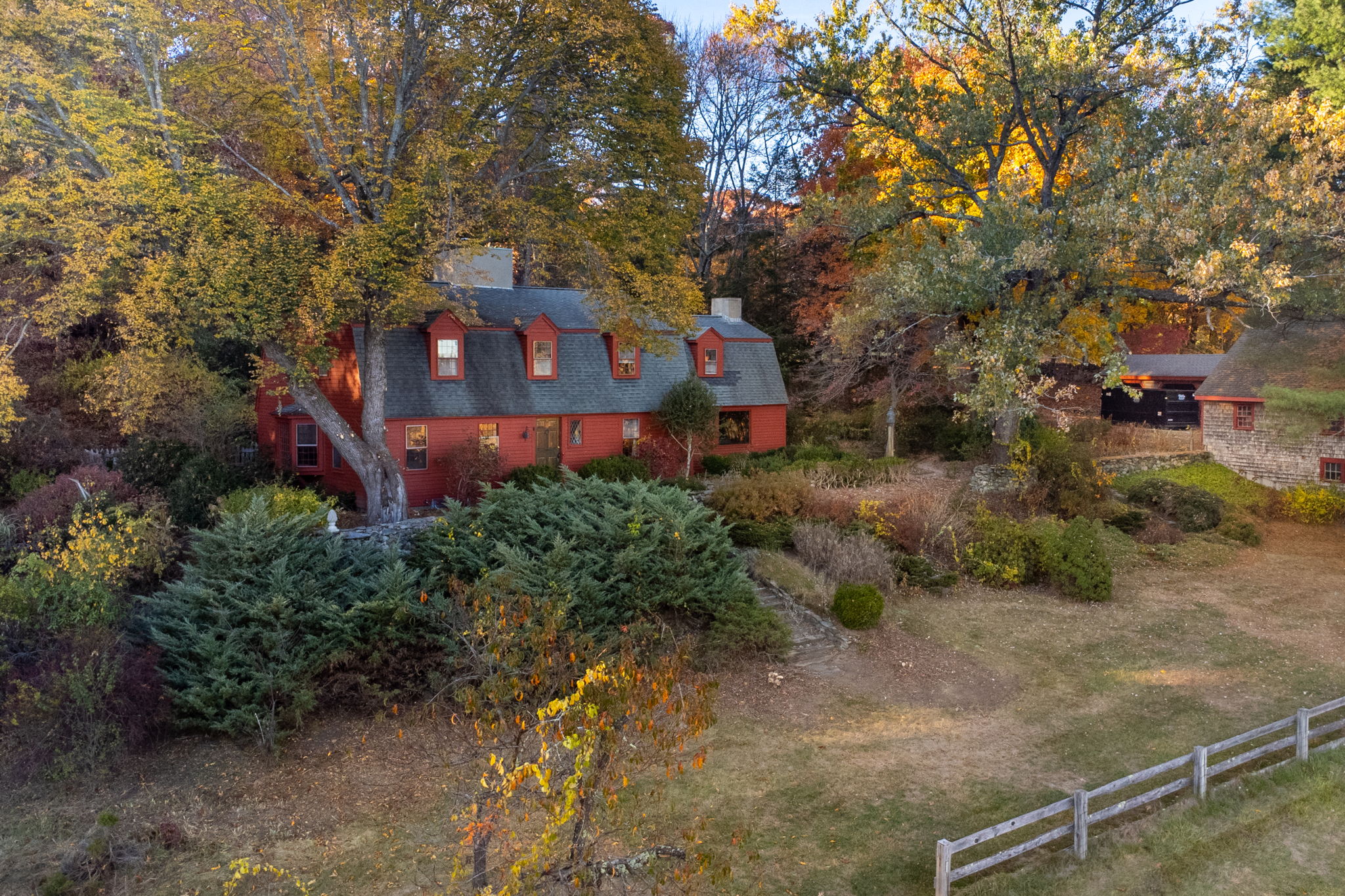 59 Conant Road Lincoln, MA 01773 - Photo 22 of 47 a view of a house with a yard