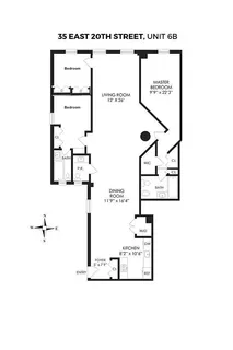 $2,495,000 | 35 East 20th Street, Unit 6B | Flatiron