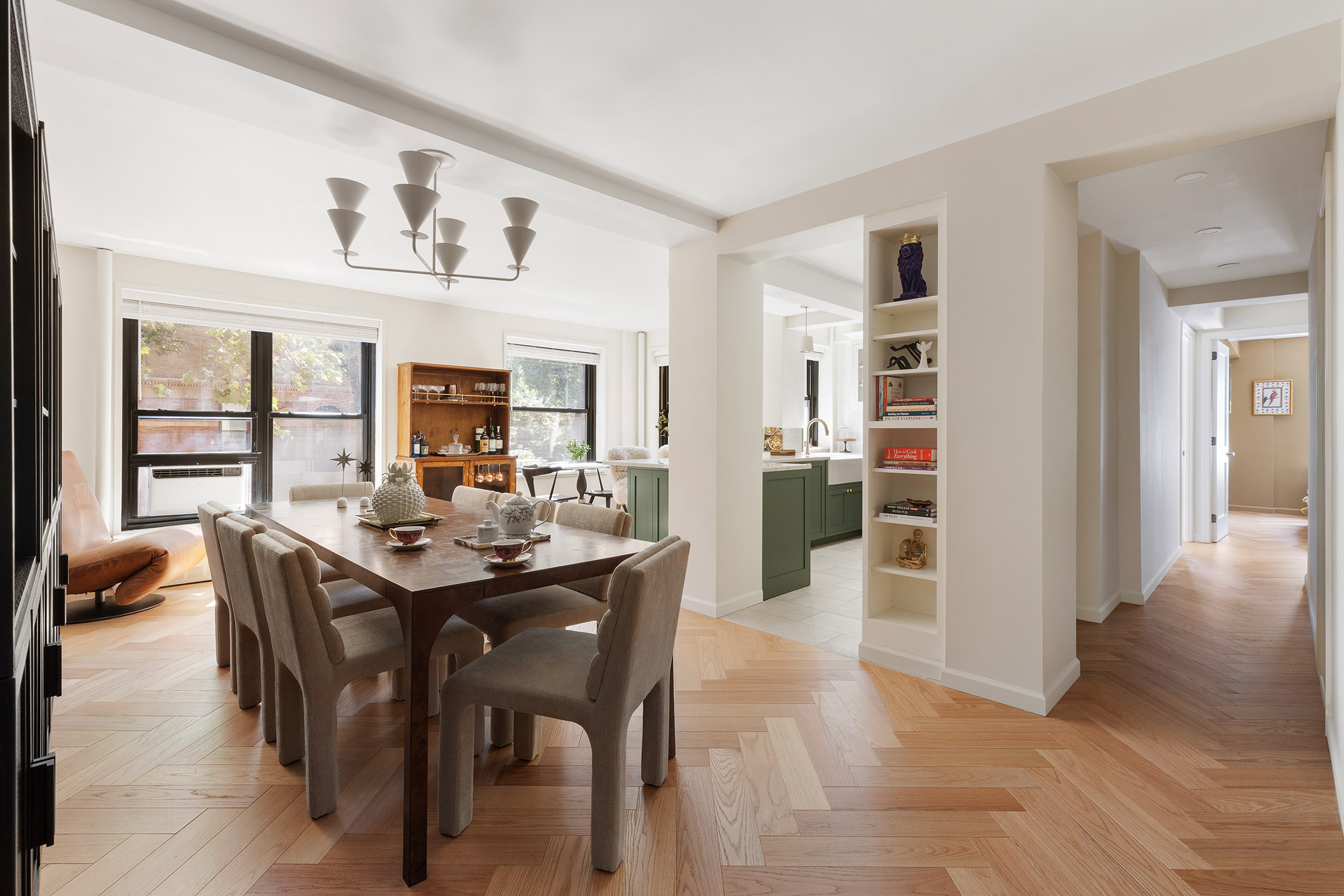 209 Clinton Avenue, Unit 2BC Brooklyn, NY 11205 - Photo 2 of 13 a view of a dining room with furniture and window
