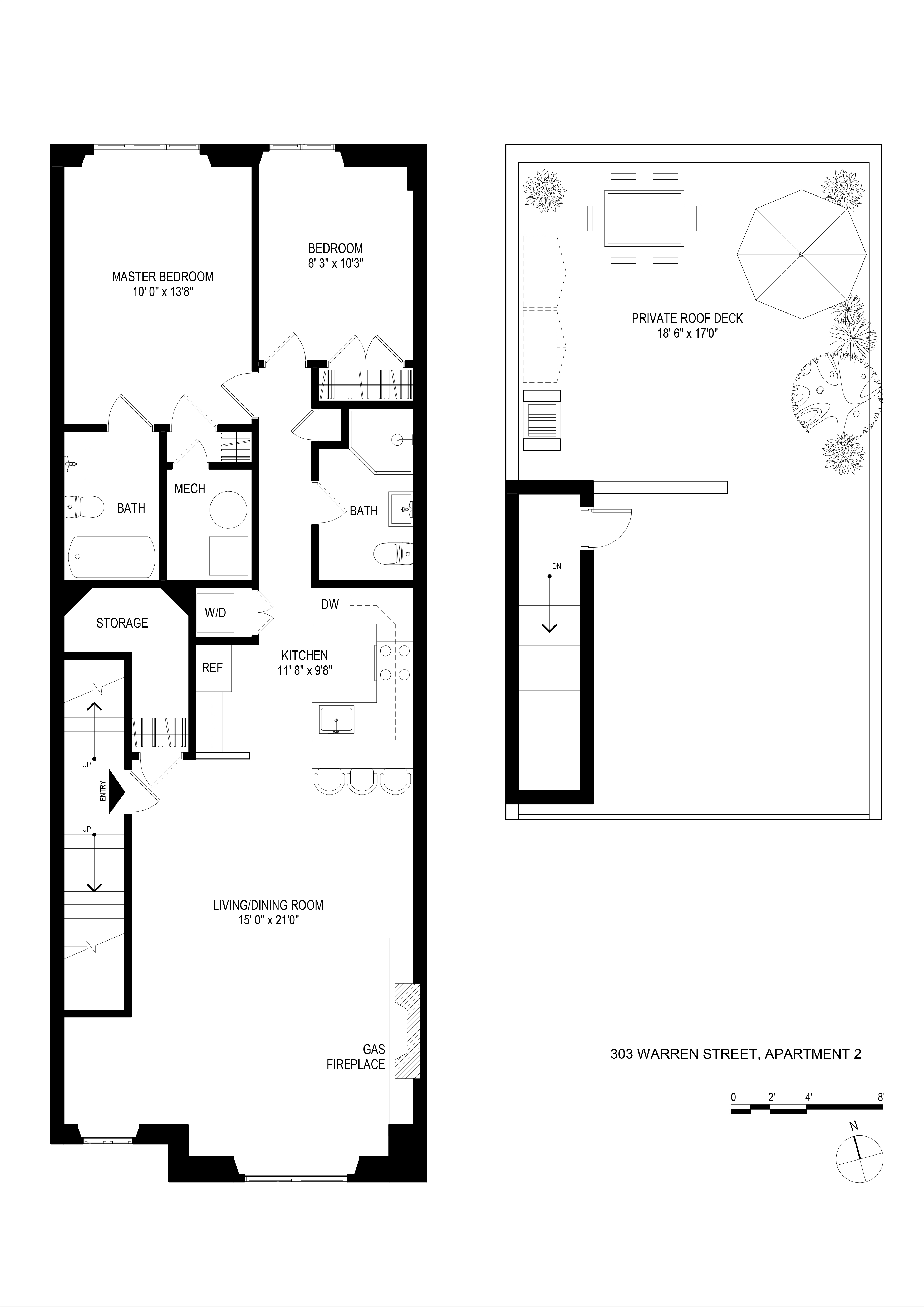 303 Warren Street, Unit 2 Brooklyn, NY 11201 - Photo 10 of 10 a picture of a bathroom with a white wall