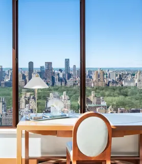 a view of a city from a balcony