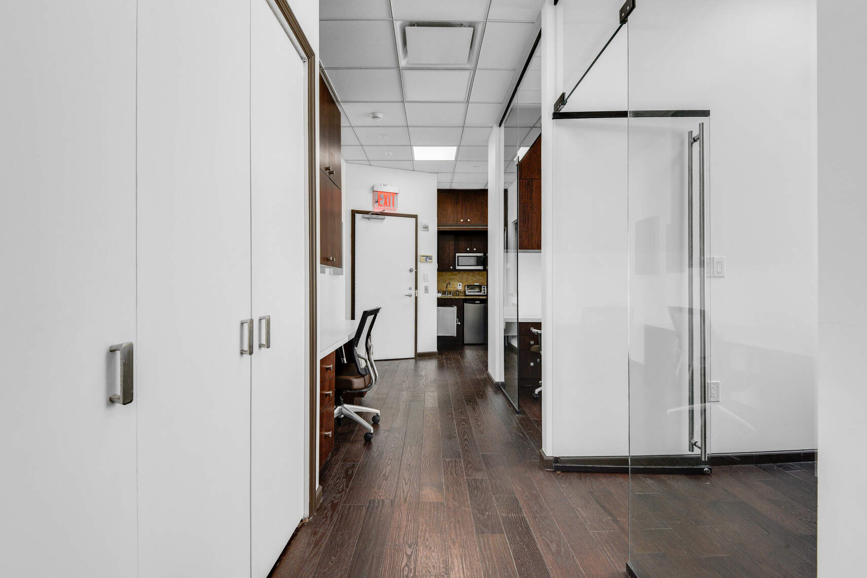 50 West 47th Street, Unit Undisclosed Manhattan, NY 10036 - Photo 27 of 27 a view of empty room with wooden floor