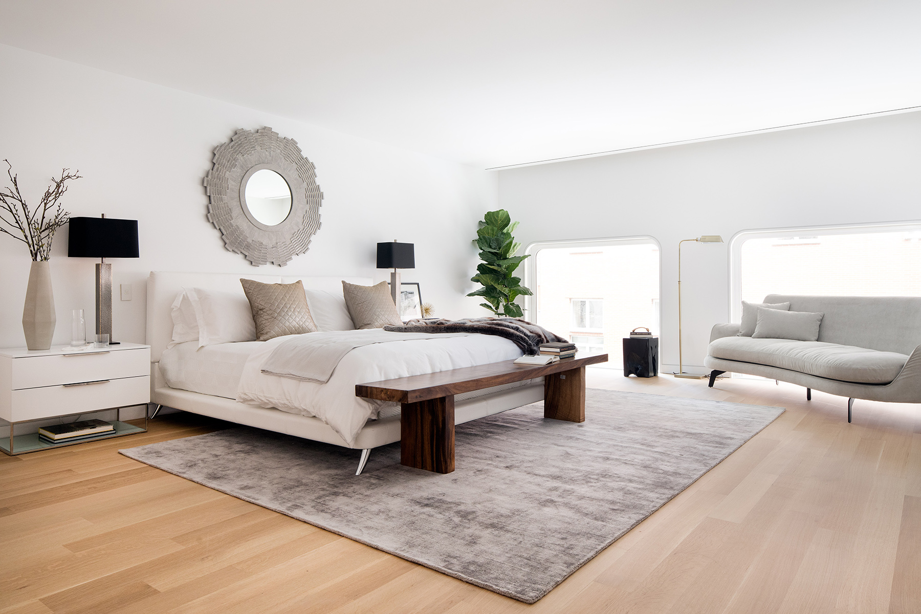 67-69 Franklin Street, Unit 2B Manhattan, NY 10013 - Photo 4 of 16 a living room with furniture and a couch