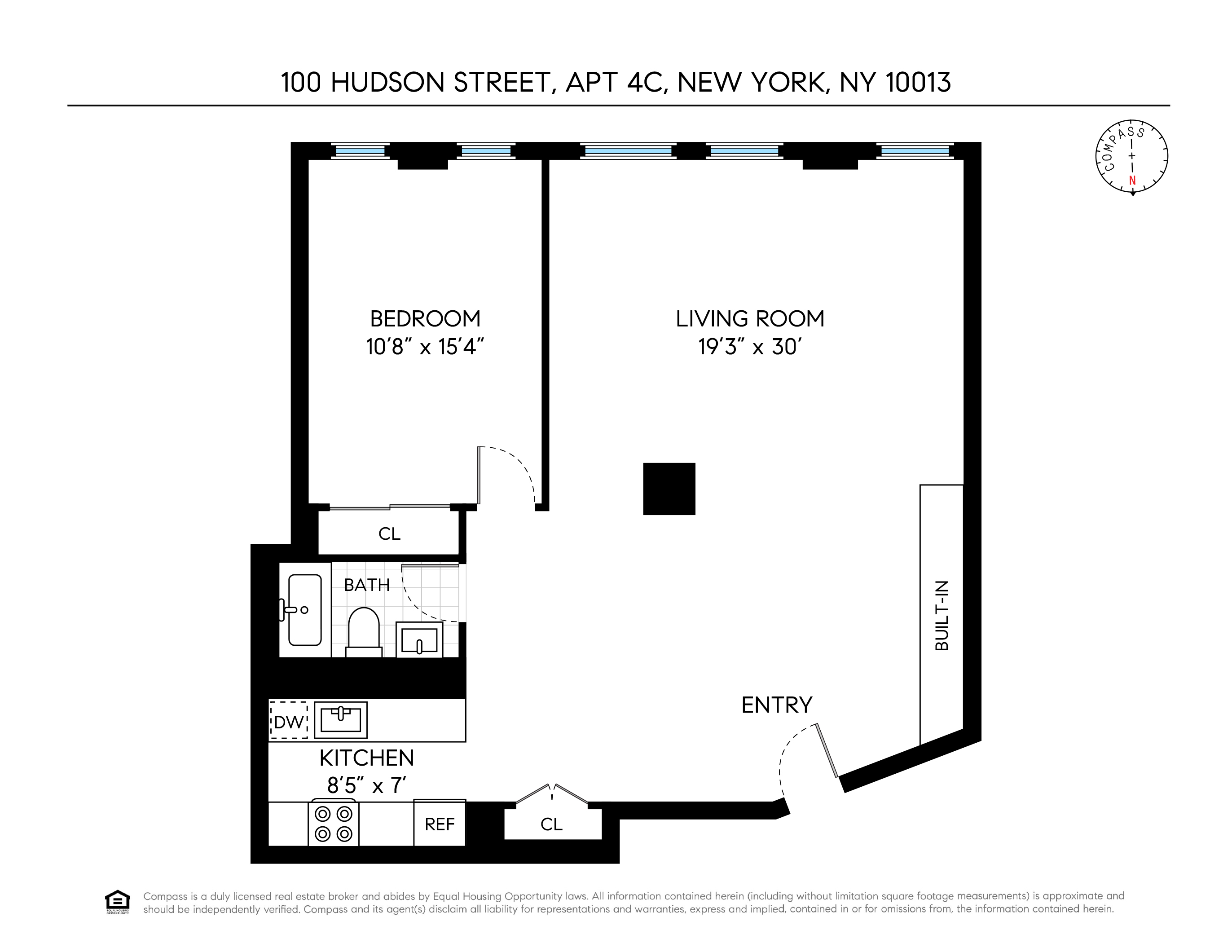100 Hudson Street, Unit 4C Manhattan, NY 10013 - Photo 10 of 10