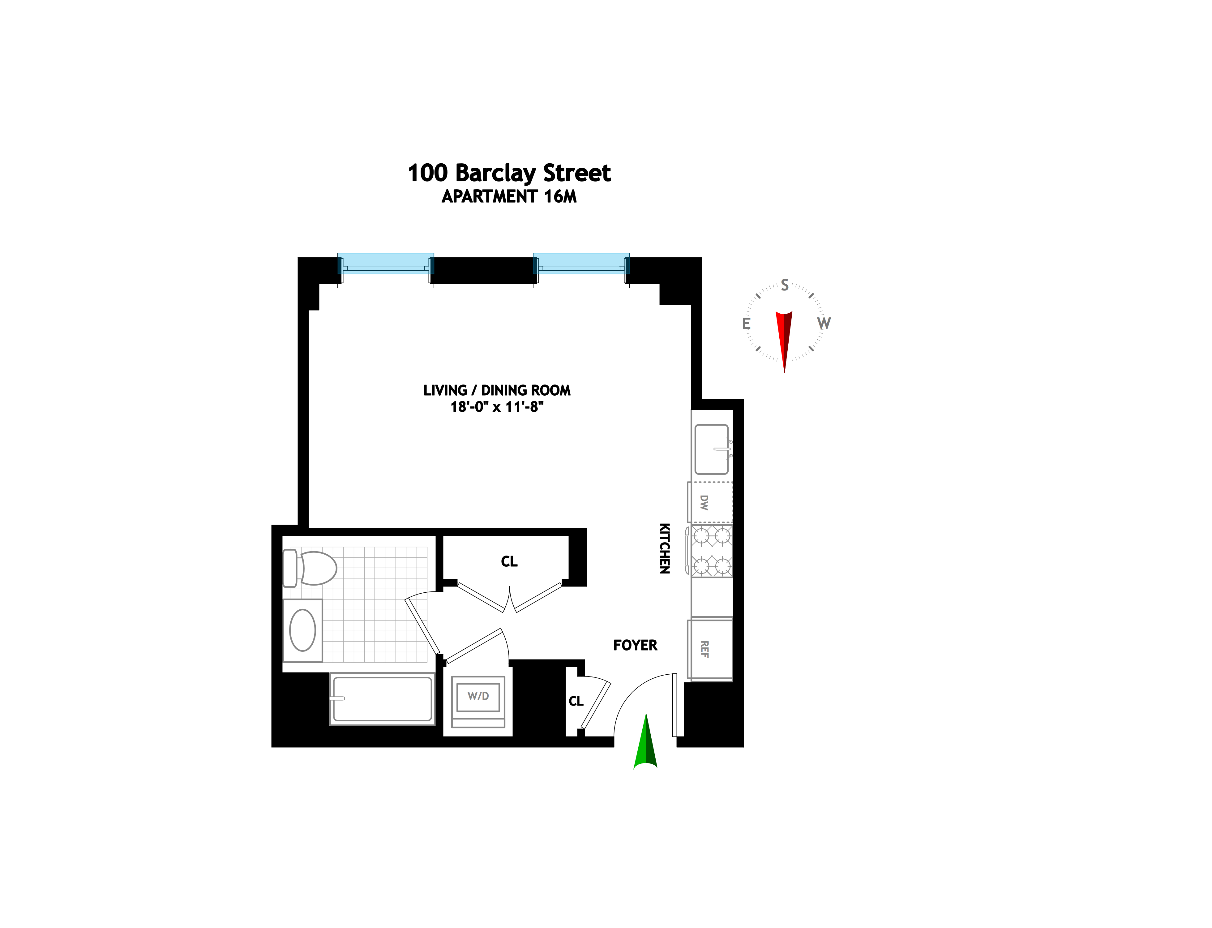 100 Barclay Street, Unit 16M Manhattan, NY 10007 - Photo 15 of 15