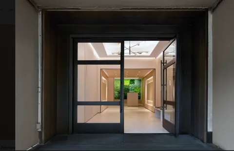 a view of front door