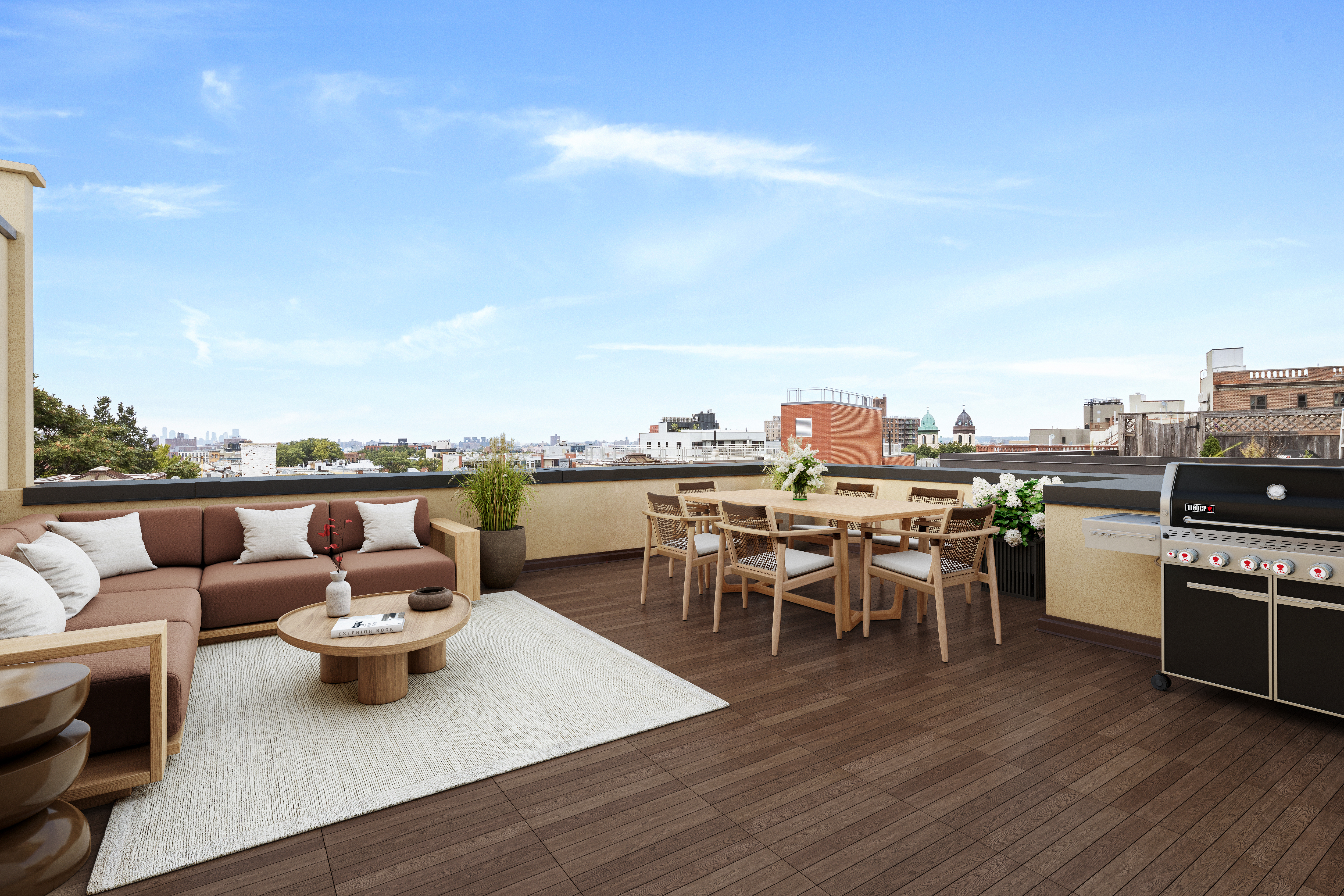 375 Lincoln Place, Unit 4F Brooklyn, NY 11238 - Photo 7 of 10 a dining room with furniture and wooden floor