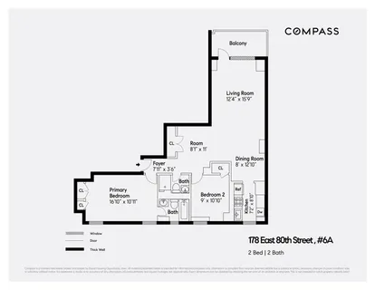 $1,395,000 | 178 East 80th Street, Unit 6A | Upper East Side