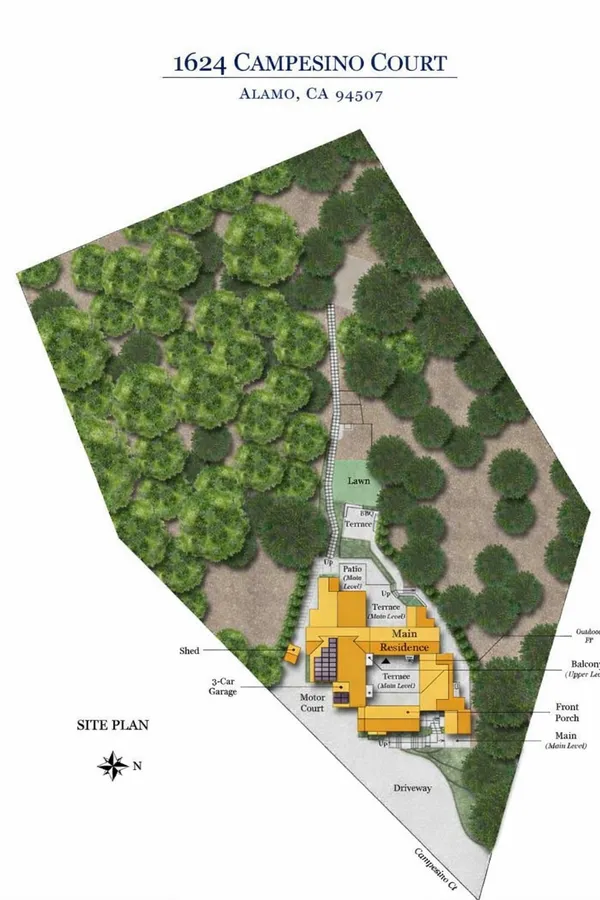 $3,995,000 | 1624 Campesino Court, Alamo, CA 94507