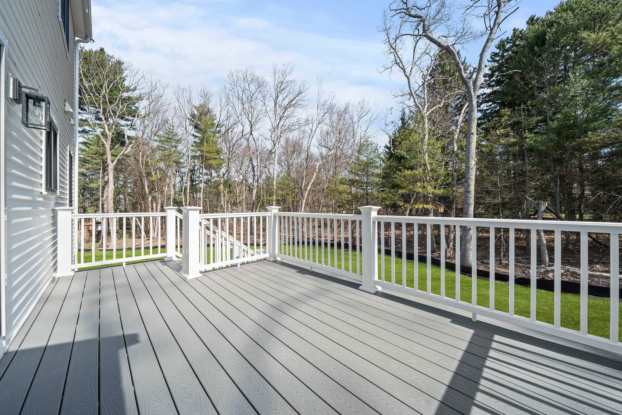 3 Everendon Road Canton, MA 02021 - Photo 32 of 35 a view of a wooden roof with wooden floor and fence