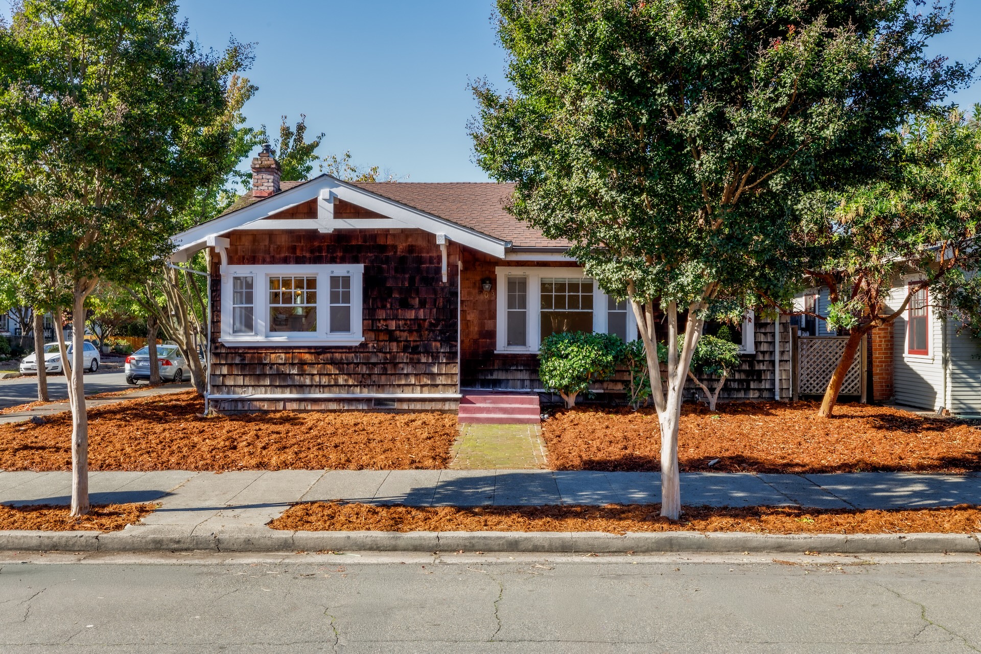 1203 Glenn Street Santa Rosa, CA 95401 - Photo 4 of 26 a front view of a house with a small yard