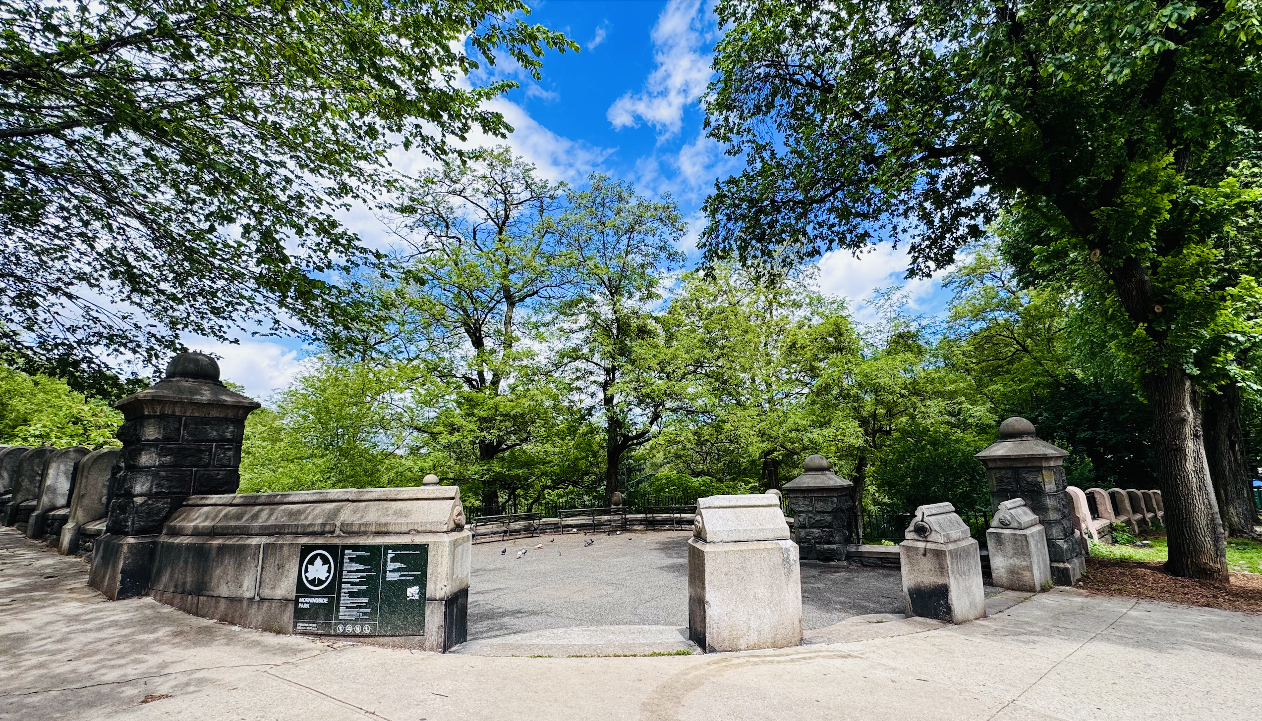 2098 Frederick Douglass Boulevard, Unit 7M Manhattan, NY 10026 - Photo 14 of 15 a view of a patio with table and chairs potted plants and large tree