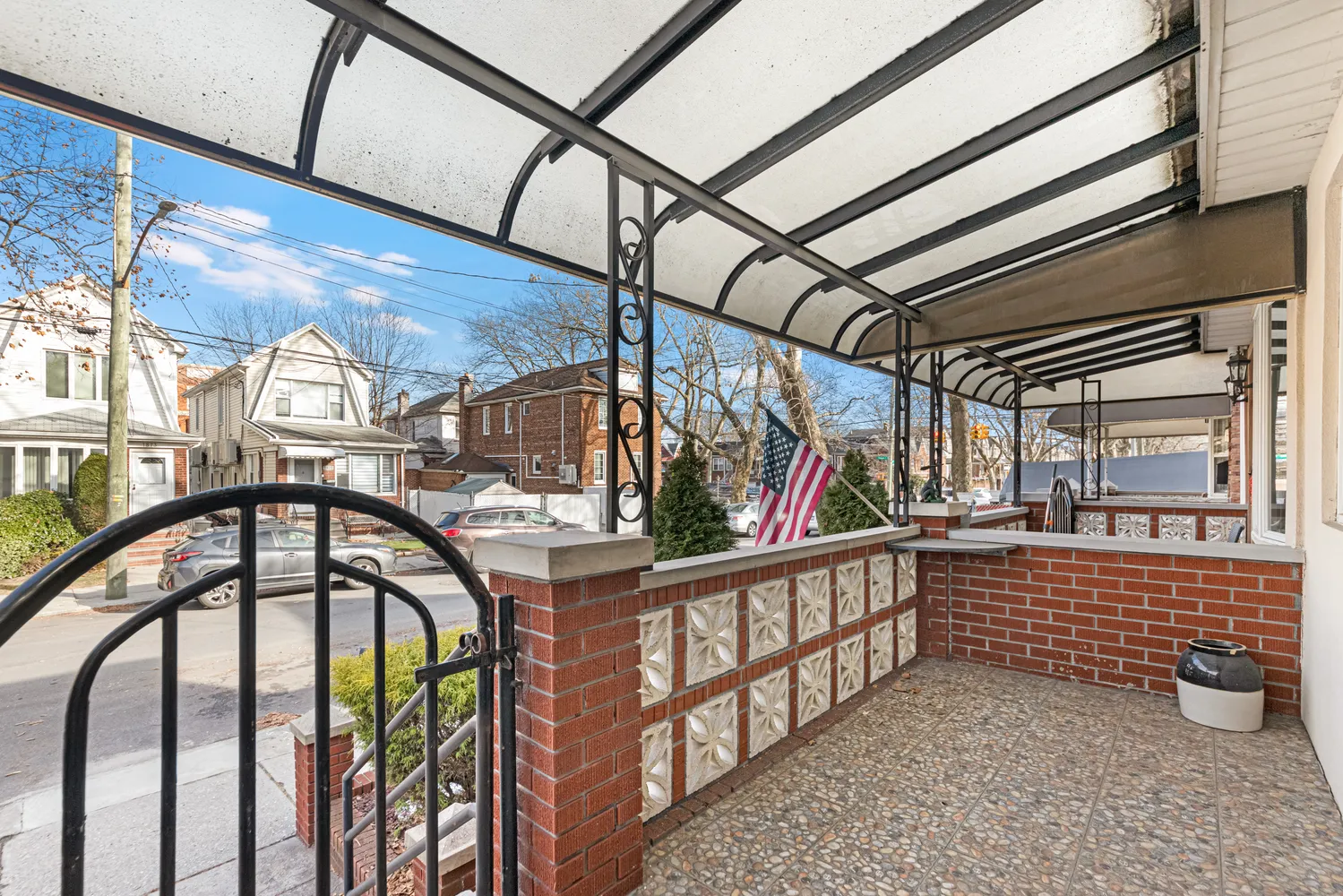 a view of an entryway