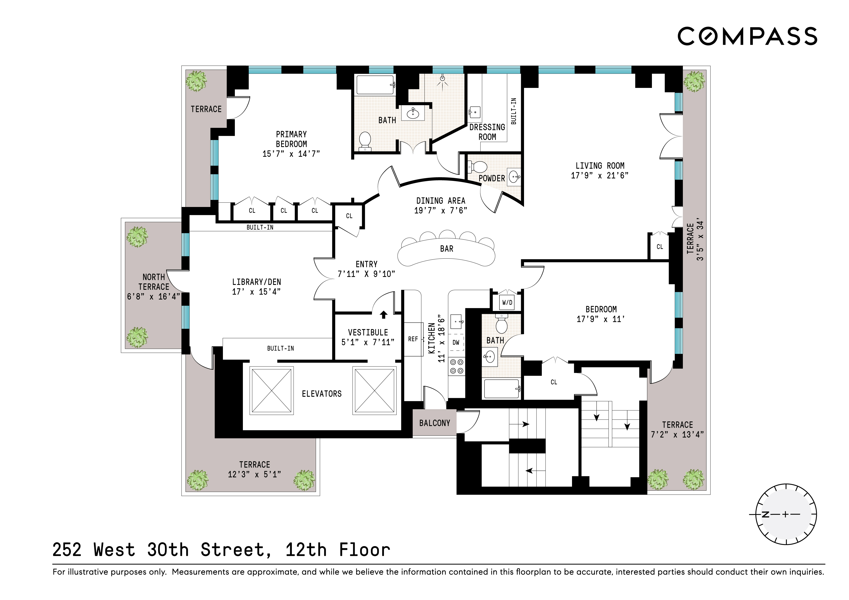 252 West 30th Street, Unit 12 Manhattan, NY 10001 - Photo 20 of 20 a picture of a floor plan