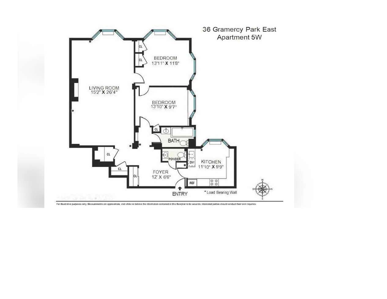 36 Gramercy Park East, Unit 5W Manhattan, NY 10003 - Photo 12 of 12 a picture of a bathroom with a sink