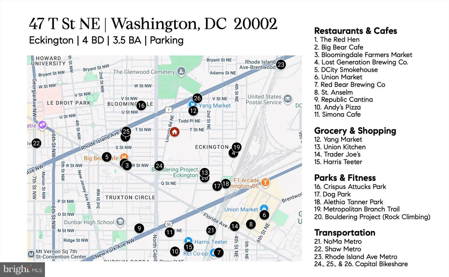 $1,125,000 | 47 T Street Northeast, Washington, DC 20002
