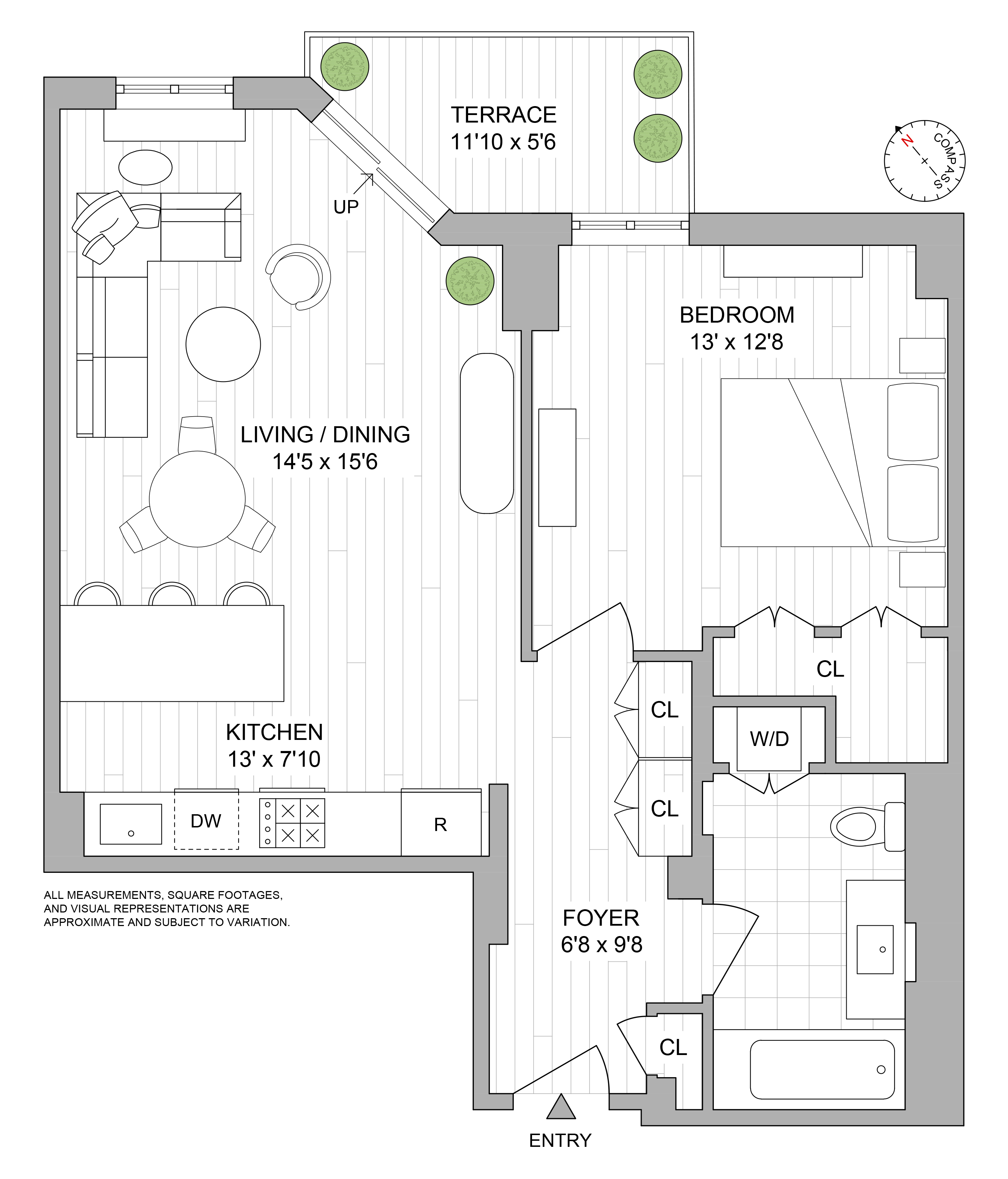 333 Rector Place, Unit 1401 Manhattan, NY 10280 - Photo 9 of 9 a picture of a book and a table