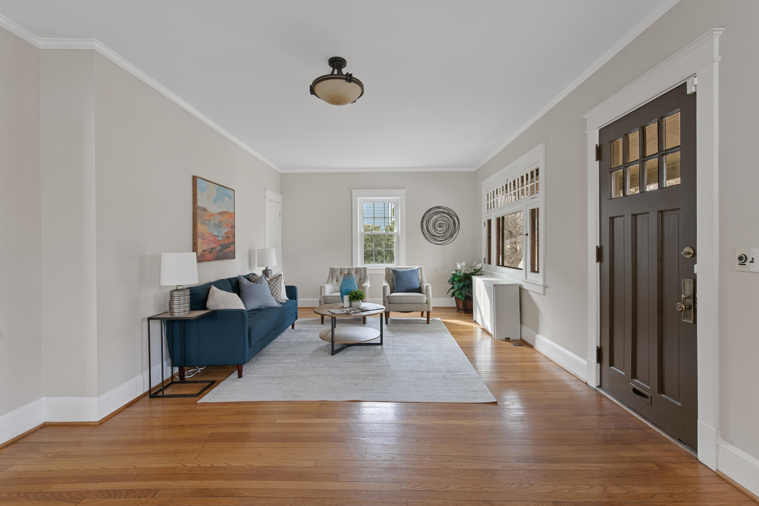 1908 Glen Ross Road Silver Spring, MD 20910 - Photo 6 of 63 a living room with furniture and a wooden floor