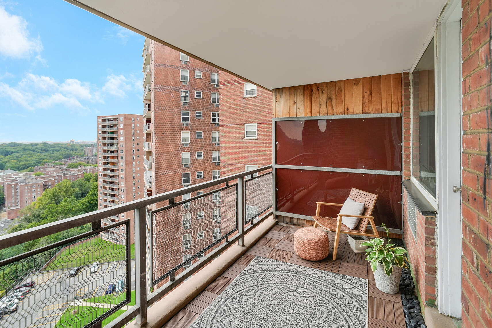 5800 Arlington Avenue, Unit 17D Bronx, NY 10471 - Photo 10 of 14 a view of balcony with furniture