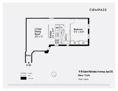 $230,000 | 11 St Nicholas Avenue, Unit 2G | Harlem