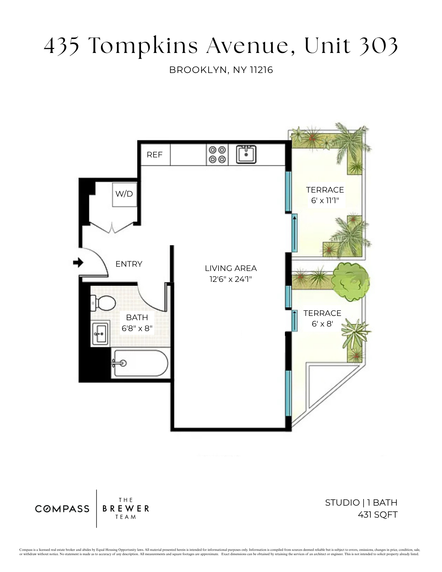 435 Tompkins Avenue 303 Bedford Stuyvesant Brooklyn NY 11216