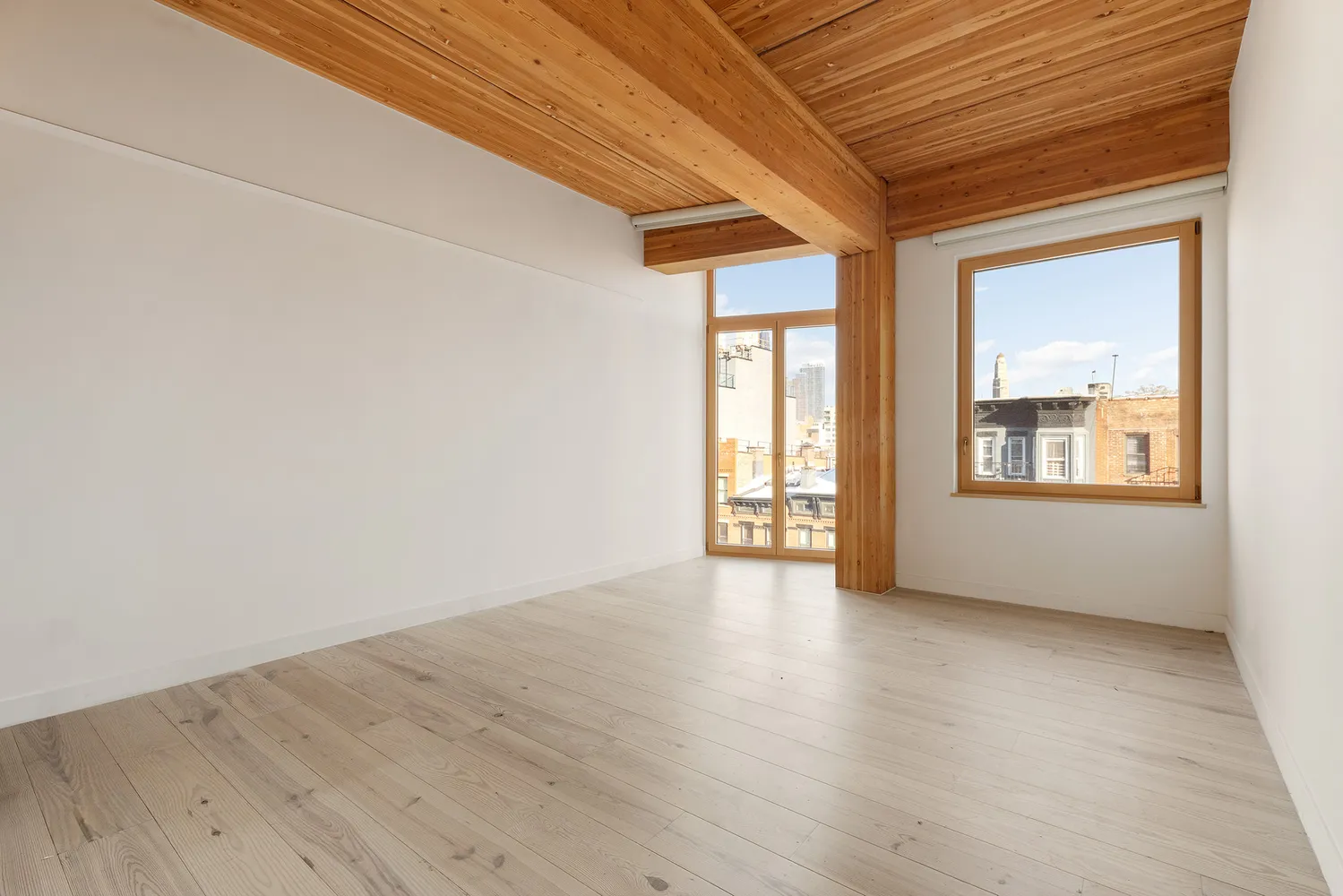 a view of an empty room